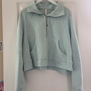 Women's Light Blue Lululemon Scuba Funnel Neck